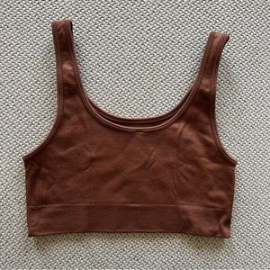The Group by Babaton Lush Seamless Top (Epicurean Brown, L)